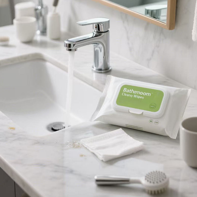 Toallitas para limpiar el baño  